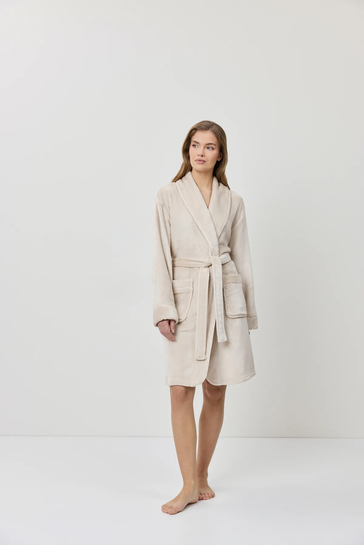 Жіночий халат Eva beige Aruelle (Литва)